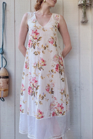 Péro Handmade Cotton Maxi Dress Selected by Kikos Kloset