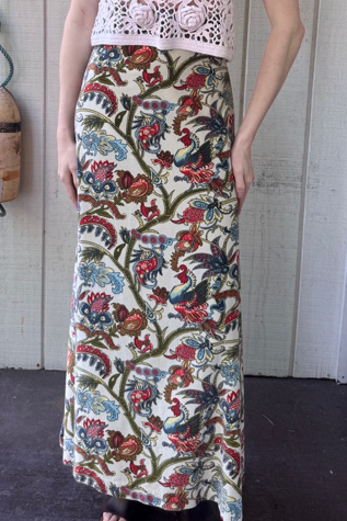 Vintage 1970s Handmade Velvet Maxi Skirt Selected by Kikos Kloset