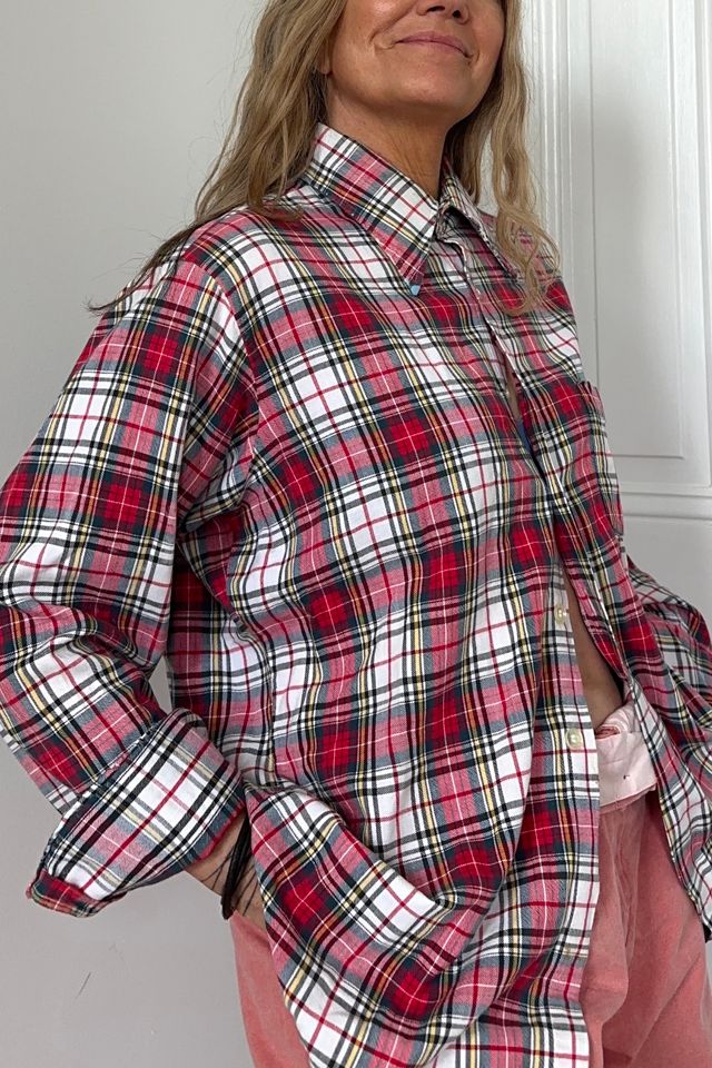 Vintage Cotton Masters by Arrow Lightweight Plaid Shirt Selected by KA.TL.AK #2