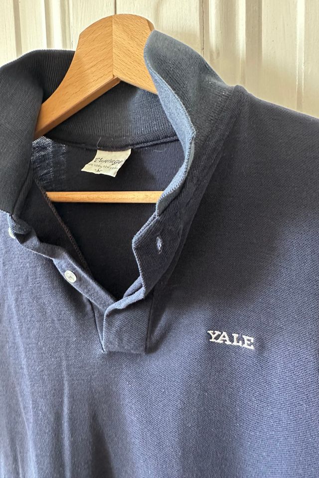 Vintage Preppy Blue Yale Polo Style Shirt Selected by KA.TL.AK #2