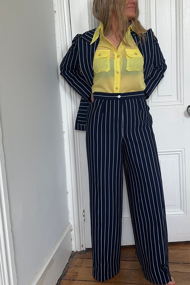 Vintage Buttery Yellow Semi Sheer Button Front Shirt Selected by KA.TL.AK #2