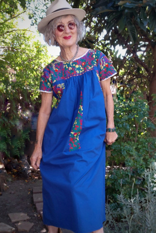 Mexican Oaxacan Embroidered Dress Selected by Garbage Soup