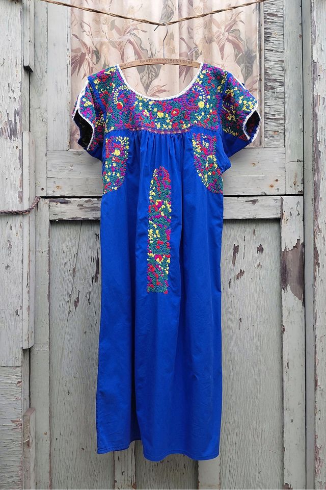 Mexican Oaxacan Embroidered Dress Selected by Garbage Soup #2
