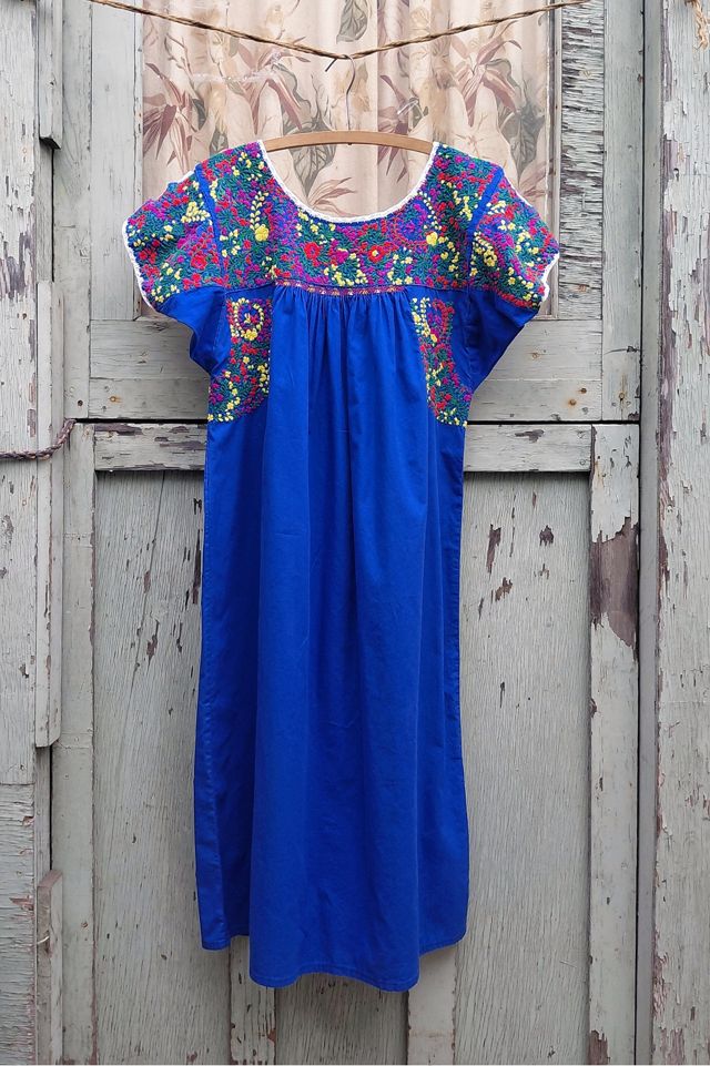 Mexican Oaxacan Embroidered Dress Selected by Garbage Soup #3
