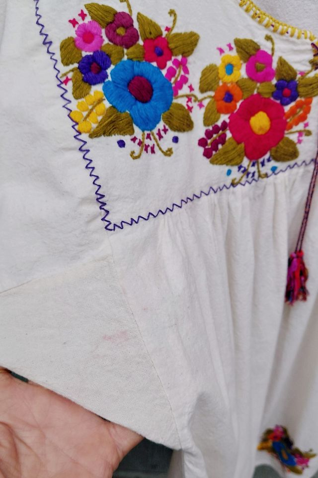 Vintage Mexican Embroidered Top Selected by Garbage Soup #3