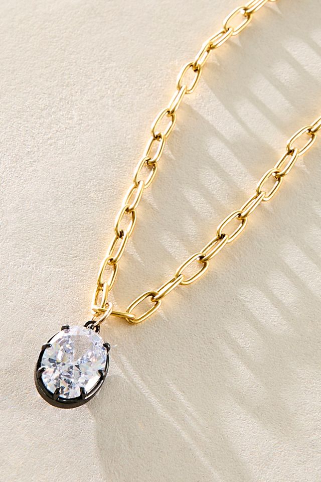 ALV Crystal On Chain Necklace #1