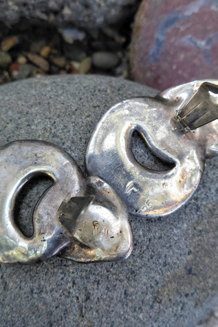 Женские серьги Garbage Soup David Varsano Silver Clipon Selected, цвет: Серебряный — фото 4