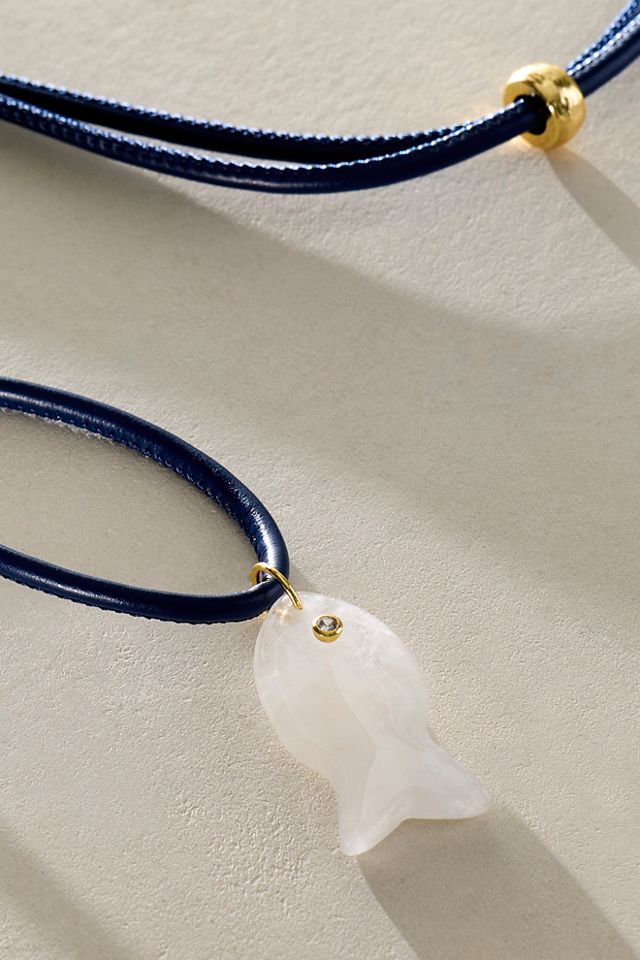 ALV Remi On Leather Cord Necklace #1