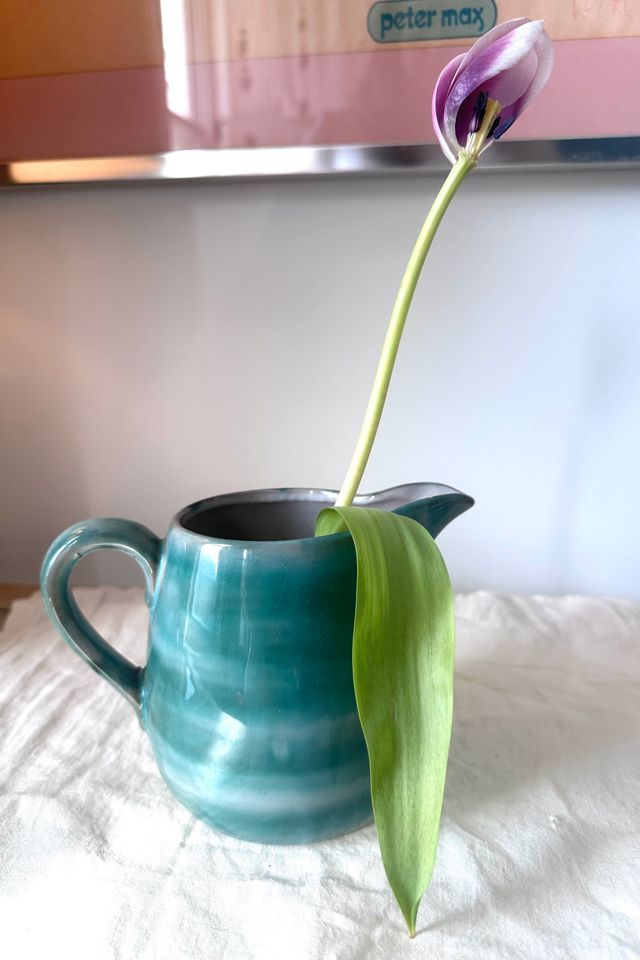 Vintage Stangle Pottery Green Glazed Jug Selected by KA.TL.AK #1