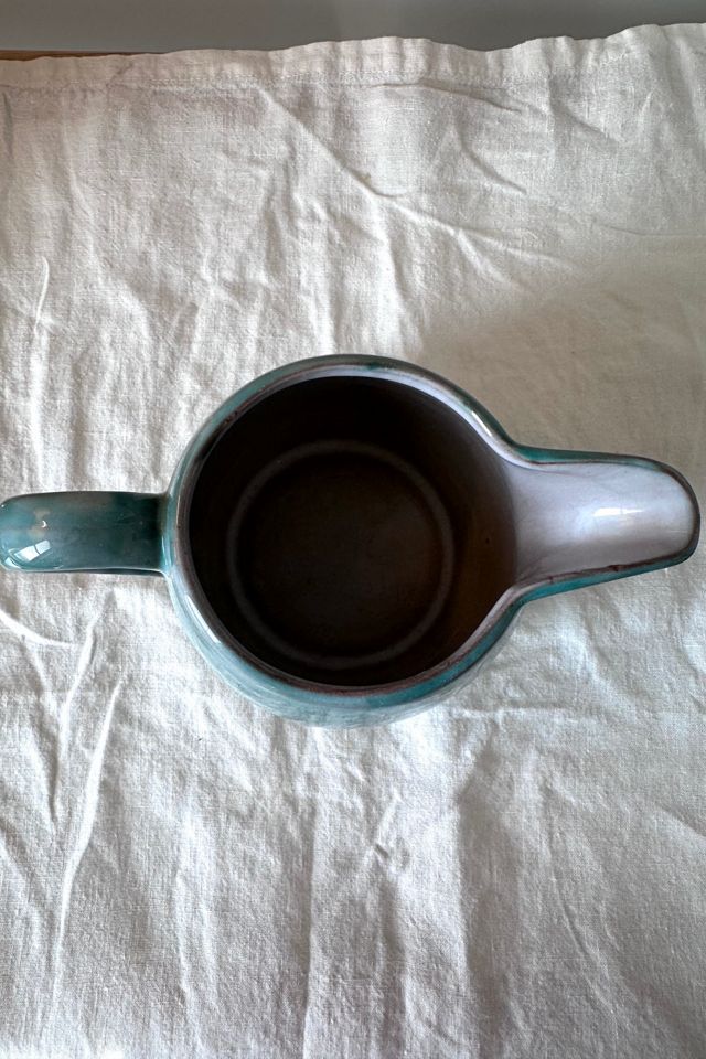 Vintage Stangle Pottery Green Glazed Jug Selected by KA.TL.AK #3