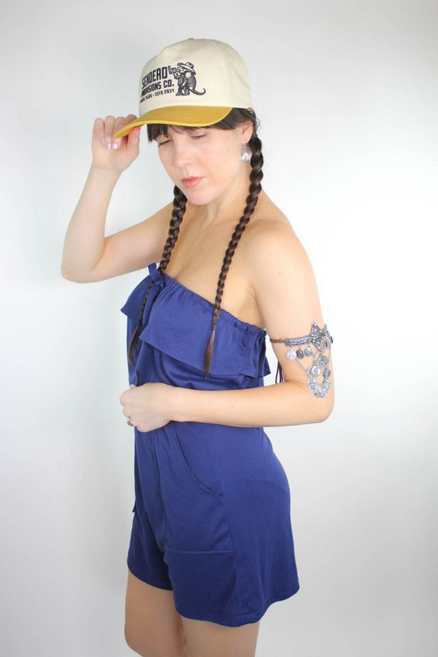 Vintage Boho Coin Dangle Adjustable Suede Arm Cuff Selected By Moons + Junes Vintage #1