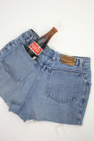 Vintage Coca Cola Cut Off Jean Shorts Selected By Moons + Junes Vintage