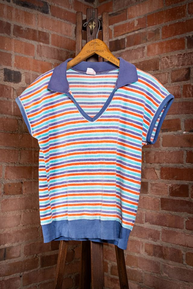 Vintage 70s Doggon'Its Terry Cloth Top Selected by Black Shag Vintage #1