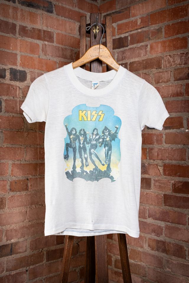 Vintage 1976 Kiss Destroyer Baby Tee Selected by Black Shag Vintage #1