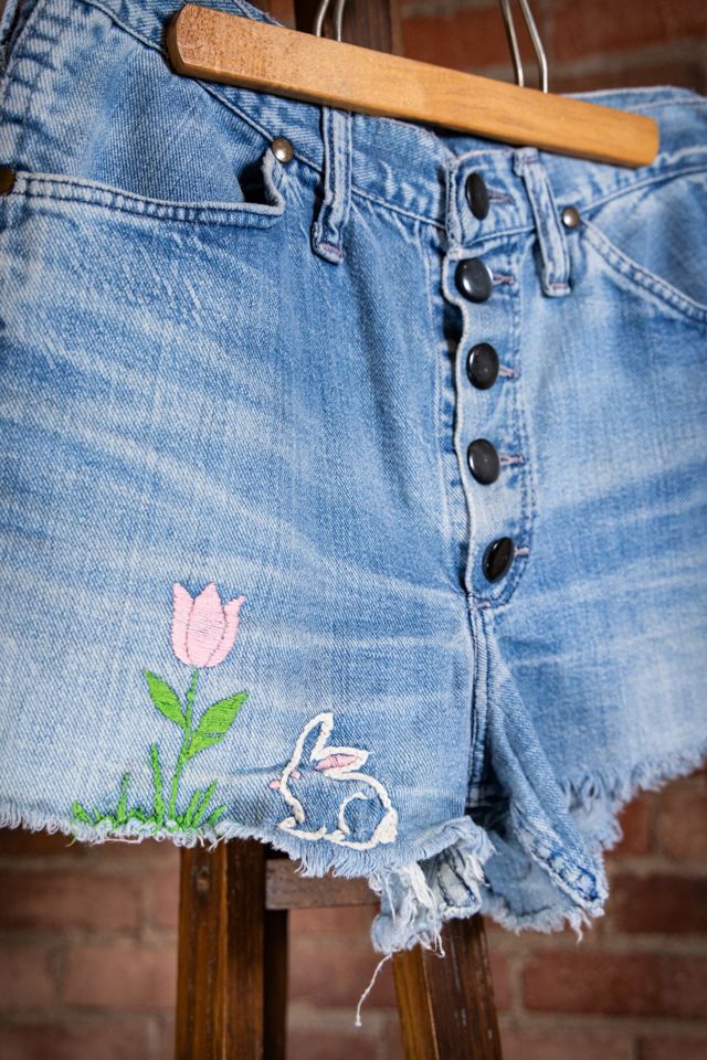 Vintage 60s Wrangler Embroidered Shorts Selected by Black Shag Vintage #3