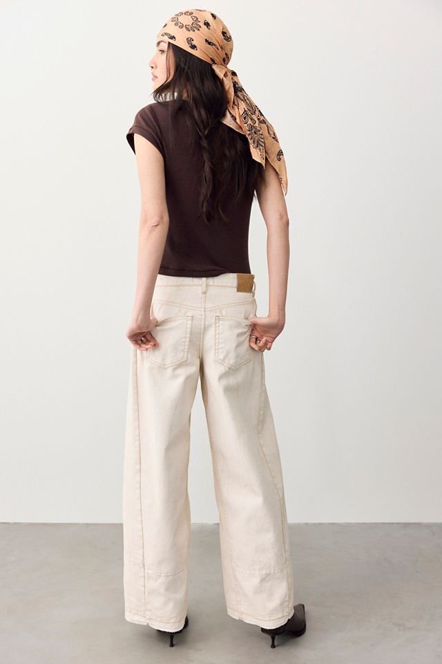 We The Free Monroe Coated Wide-Leg Jeans #1