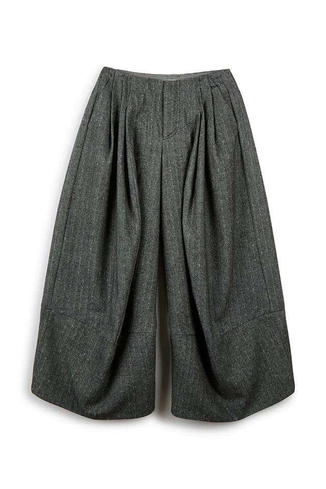Set In Stone Mid-Rise Wool Trousers #4