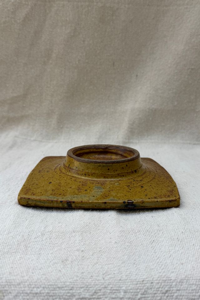 Vintage Ceramic Plate with Abstract Pattern Selected by Bohhaus #2