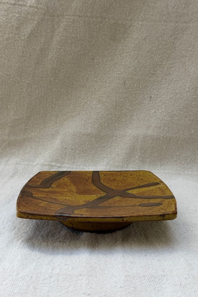 Vintage Ceramic Plate with Abstract Pattern Selected by Bohhaus #3