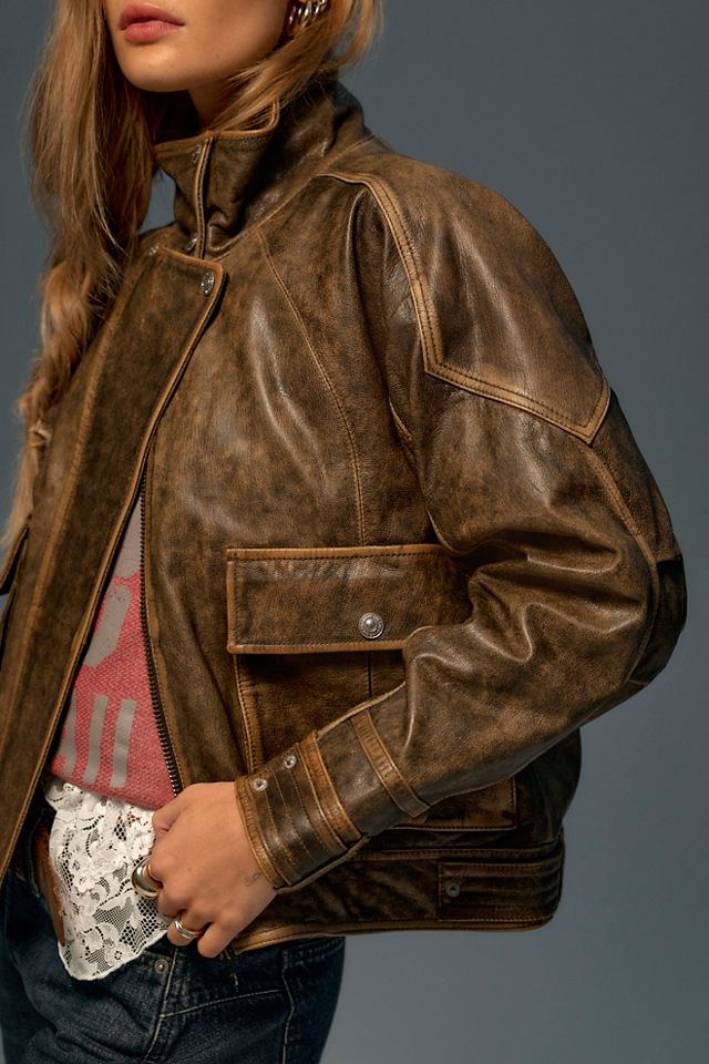 We The Free Seine Leather Jacket #3