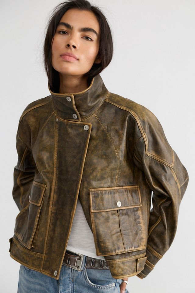 We The Free Seine Leather Jacket #7