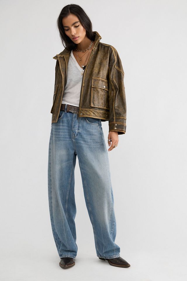 We The Free Seine Leather Jacket #9