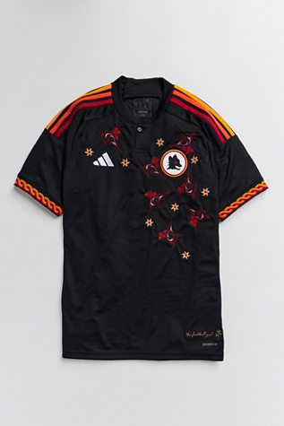 FP Mart Vintage x The Football Gal AS Roma Embroidered Football Jersey