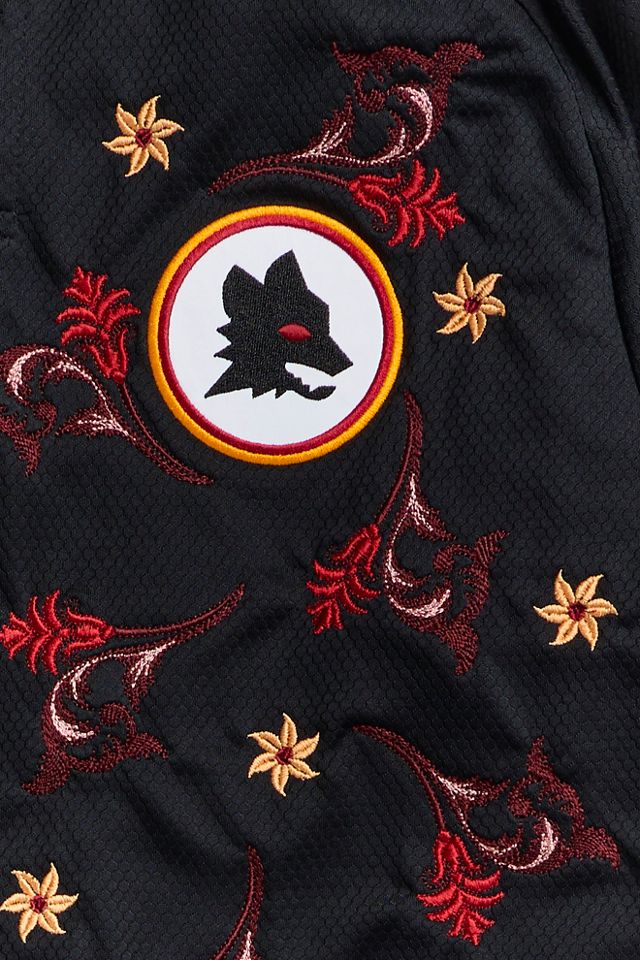 FP Mart Vintage x The Football Gal AS Roma Embroidered Football Jersey #1