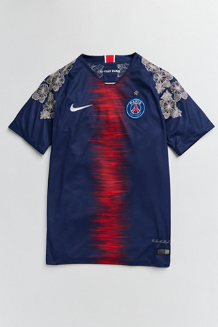 FP Mart Vintage x The Football Gal Paris Saint-Germain Embroidered Football Jersey