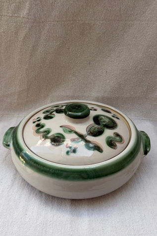 Vintage Ceramic hand-painted Casserole Selected by Bohhaus