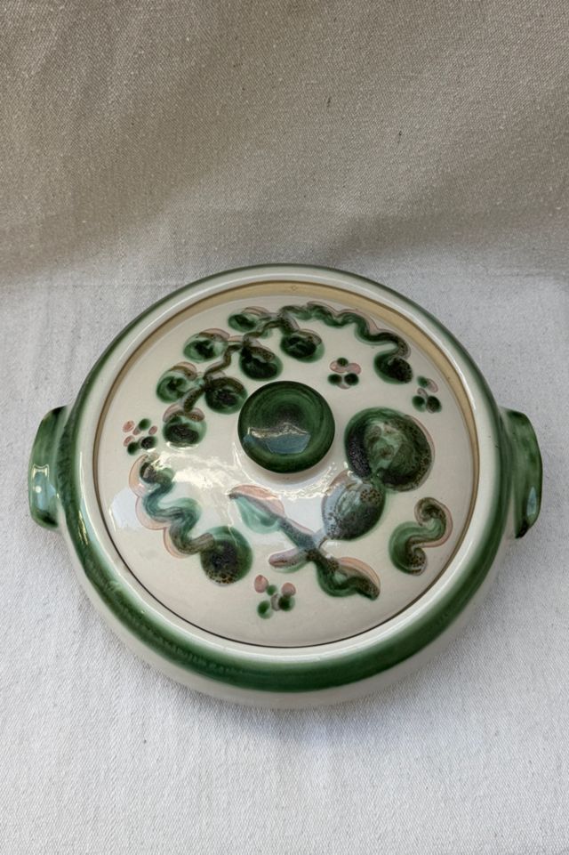 Vintage Ceramic hand-painted Casserole Selected by Bohhaus #2