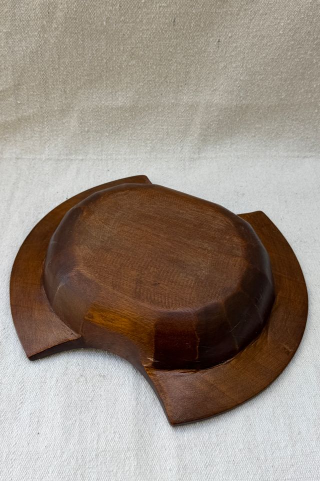 Vintage Hand-Carved Wooden Bowl Selected by Bohhaus #3