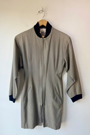 Parachute Grey Zipper Mini Dress Selected by The Curatorial Dept.