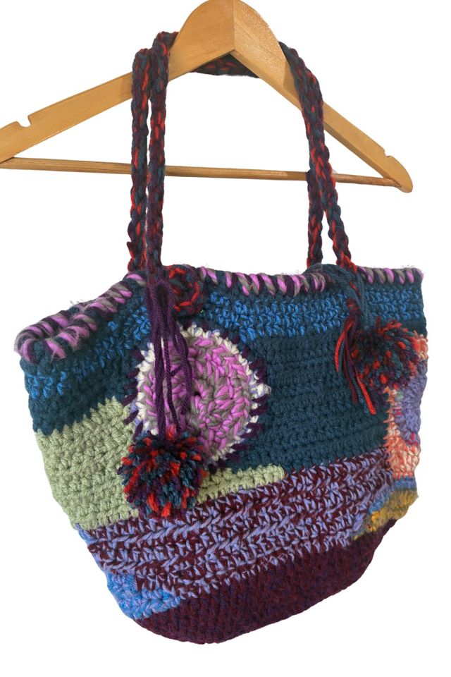 Handmade Multicolor Crochet Bag Selected by The Curatorial Dept. #1