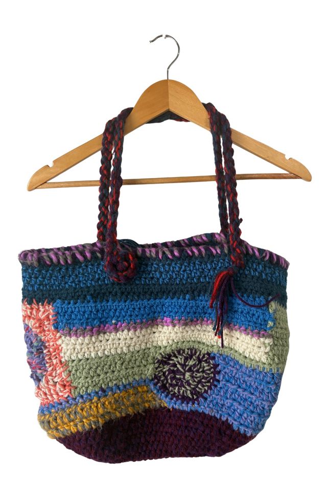 Handmade Multicolor Crochet Bag Selected by The Curatorial Dept. #2