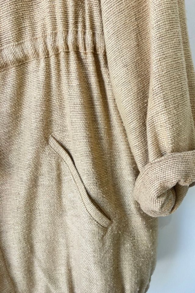 Electric Feathers Khaki Handwoven Odyssey Parka Selected by The Curatorial Dept. #1