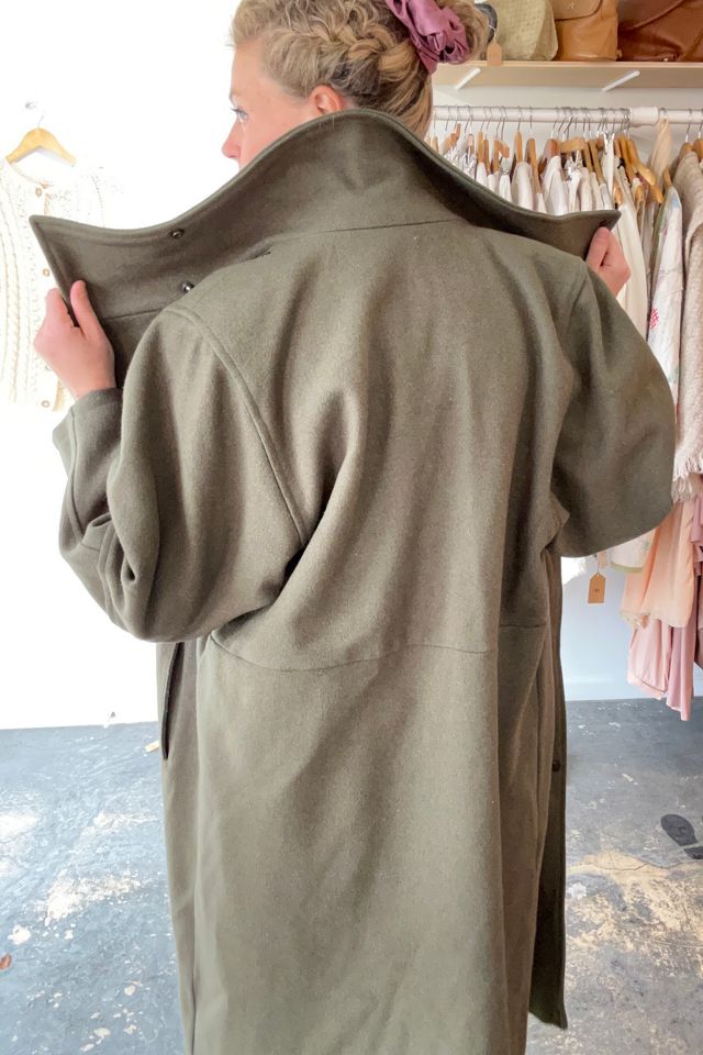 Vintage Parachute Green Wool Jacket Selected by The Curatorial Dept. #1