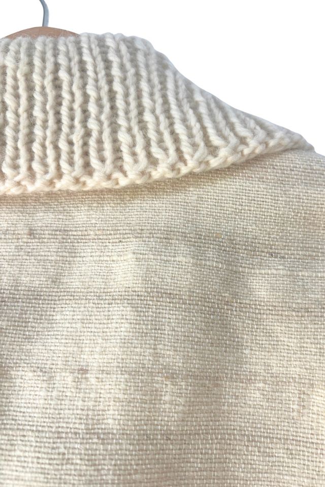 Vienoula Koussathana Handmade Cream Wool Jacket Selected by The Curatorial Dept. #2