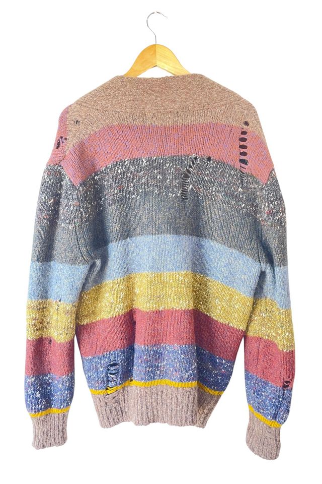Raquel Allegra Ojo de Dios Stripe Cardigan Selected by The Curatorial Dept. #1