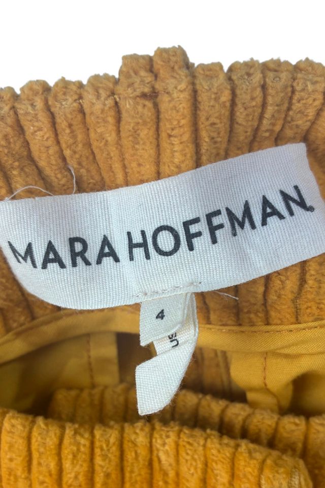 Mara Hoffman Yellow Wide Wale Cords Selected by The Curatorial Dept. #3