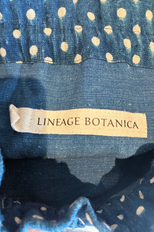 Рюкзак The Curatorial Dept. Lineage Botanica Hungarian Linen Polka Dot Selected, цвет: Синий — фото 4