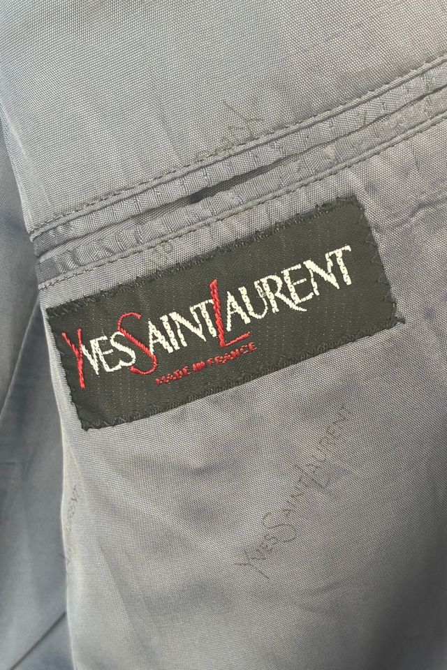Vintage Yves Saint Laurent Blue Blazer Selected by The Curatorial Dept. #3