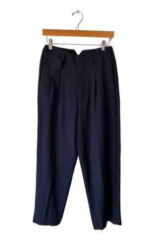 Golden Goose Midnight Navy Tuxedo Pants Selected by The Curatorial Dept.