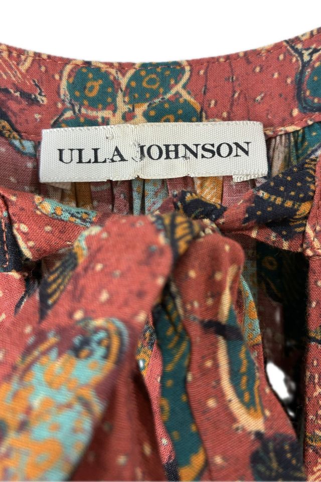 Ulla Johnson Brown Printed Short Sleeve Dress Selected by The Curatorial Dept. #3