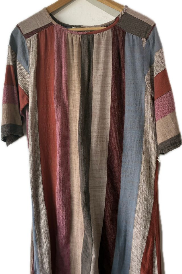 Ace & Jig Terra Cotta Striped Dress Selected by The Curatorial Dept. #1