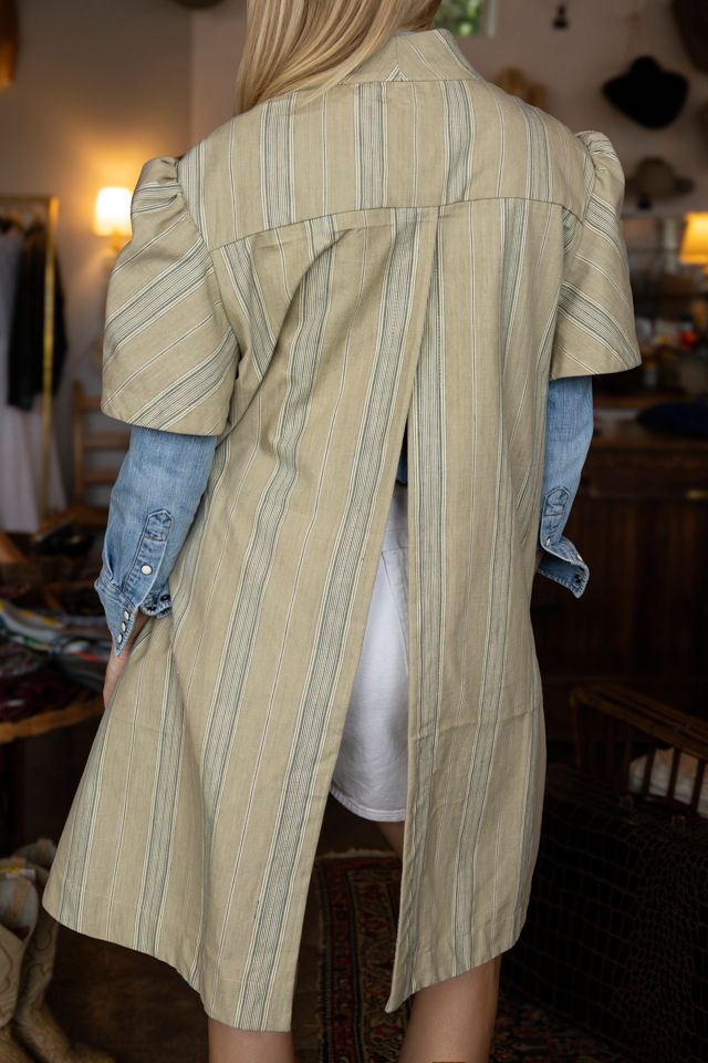 The Artisan French Ticking Stripe Duster Jacket by Lauren Owen of Texas #2