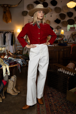 The 1990s Salamander Santa Fe Suede Jacket by Lauren Owen of Texas