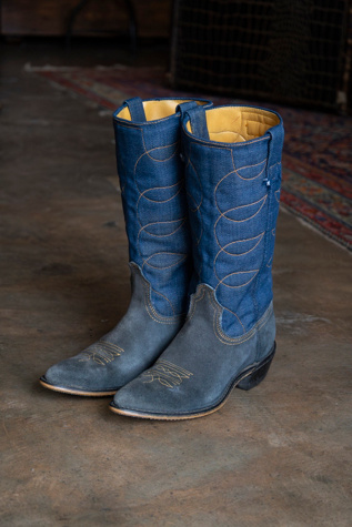 The 1970s Acme Denim Western Boots by Lauren Owen Texas