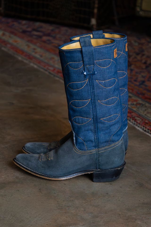 The 1970s Acme Denim Western Boots by Lauren Owen Texas #1