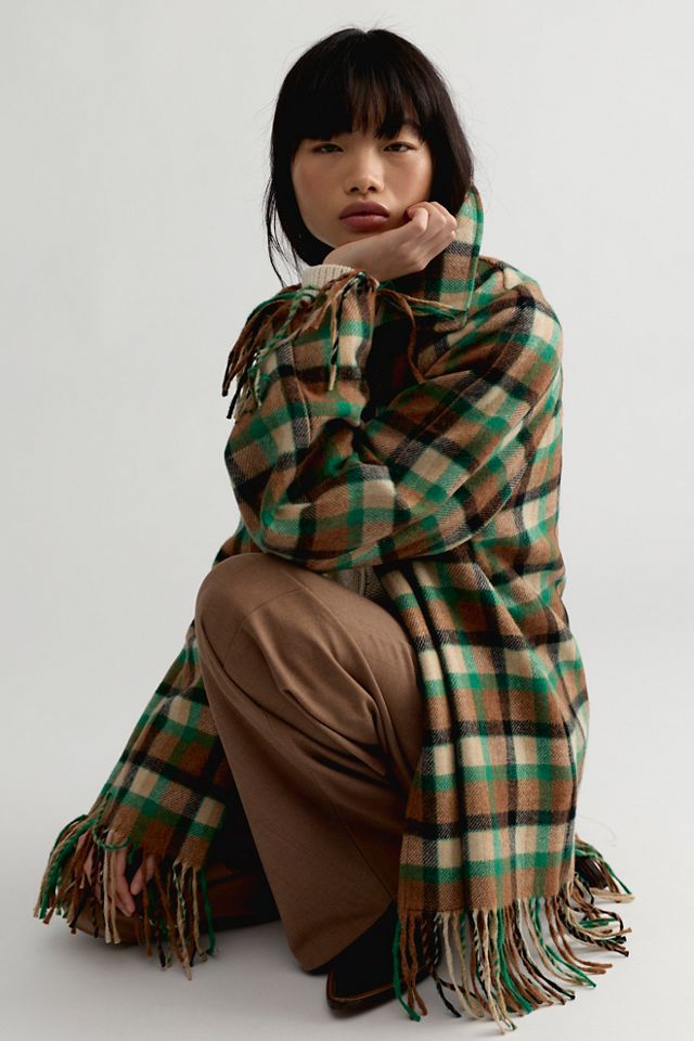 Manteau court à carreaux Yuna Rodebjer #3
